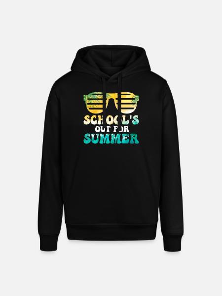 Schule Fertig Sommerferien Spruch - Stanley/Stella Unisex Hoodie SOUNDER - Schwarz