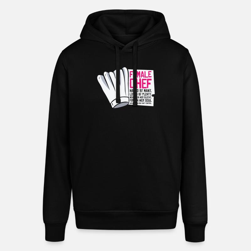 Femme Chef Cuisinier Repas - Sweat à capuche SOUNDER Stanley/Stella Unisexe - noir