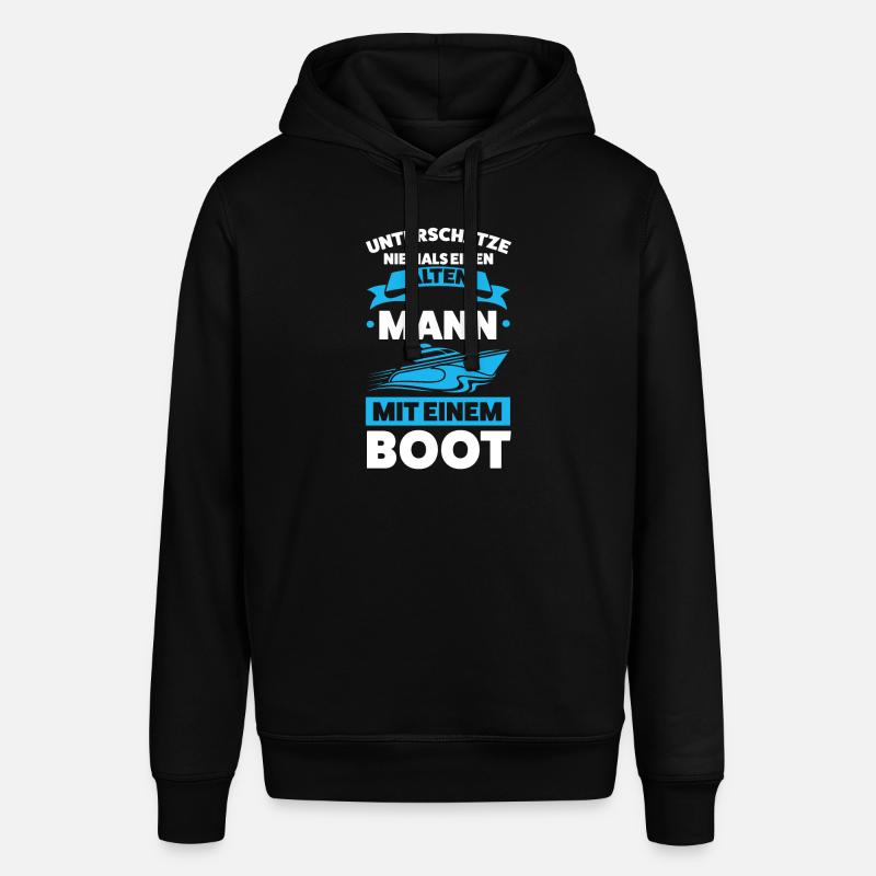 Boot Segeln Bootfahrer Geschenk - Stanley/Stella Unisex Hoodie SOUNDER - Schwarz