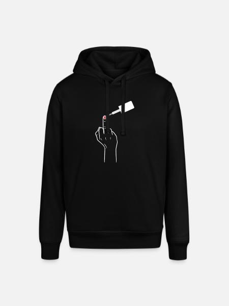 Finder Nails Shirt Gift - Stanley/Stella SOUNDER Unisex Hoodie - black
