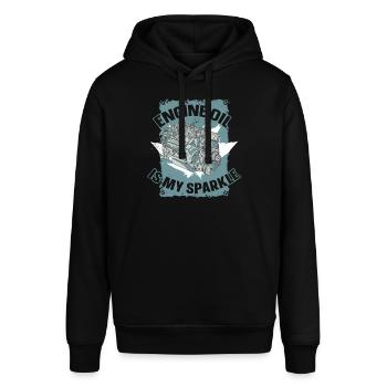 Truck Driver Truck Driver Truck Driver Trucker - Stanley/Stella SOUNDER Unisex Hoodie - black - Front - Alina (178cm) & Michal (187cm)