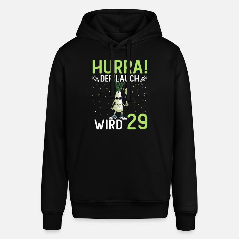 Hurra der Lauch wird 29 - Stanley/Stella Unisex Hoodie SOUNDER - Schwarz