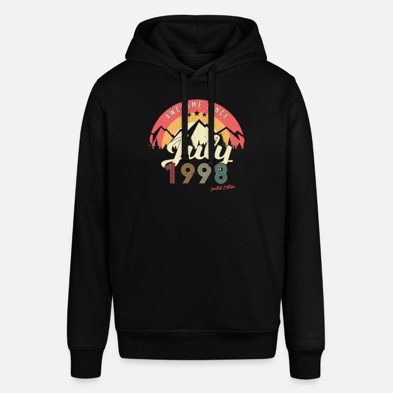 Mois de naissance Juillet 1998 - Sweat à capuche SOUNDER Stanley/Stella Unisexe - noir