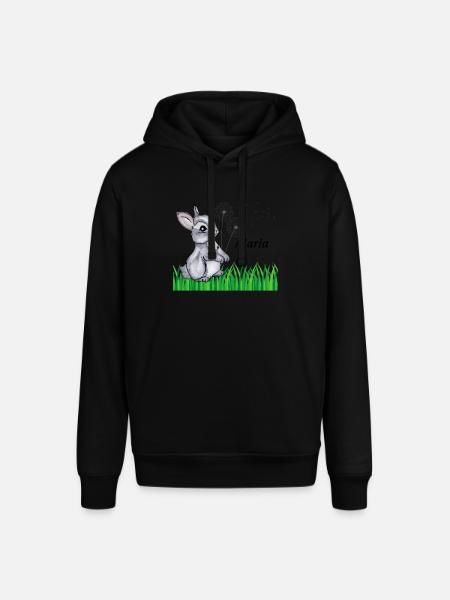 Rabbit Name Gift Maria - Stanley/Stella SOUNDER Unisex Hoodie - black