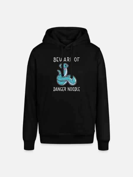Beware of Snake Noodles Gift - Stanley/Stella SOUNDER Unisex Hoodie - black
