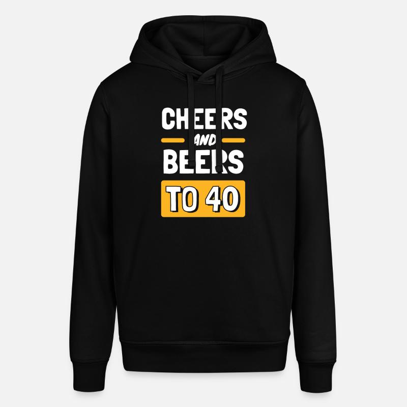 Acclamations et bières pour le 40e anniversaire - Sweat à capuche SOUNDER Stanley/Stella Unisexe - noir