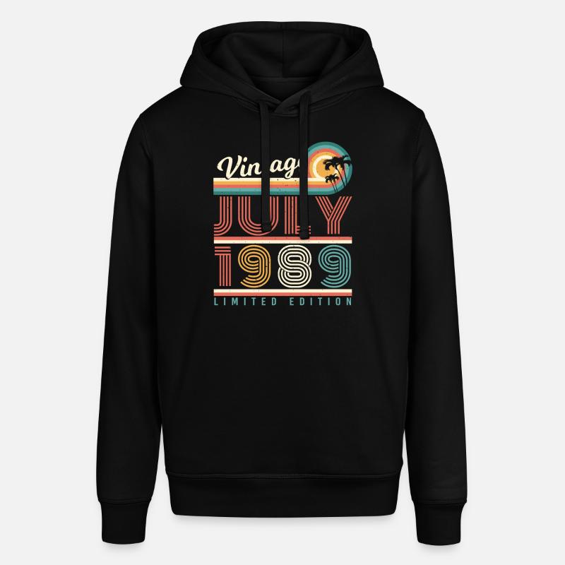 Année de construction Juillet 1989 - Sweat à capuche SOUNDER Stanley/Stella Unisexe - noir