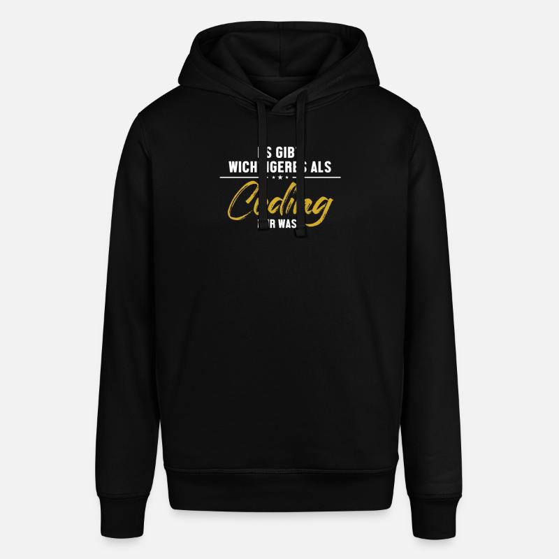 Wichtigeres als Coding Softwareingenieur Coder - Stanley/Stella Unisex Hoodie SOUNDER - Schwarz