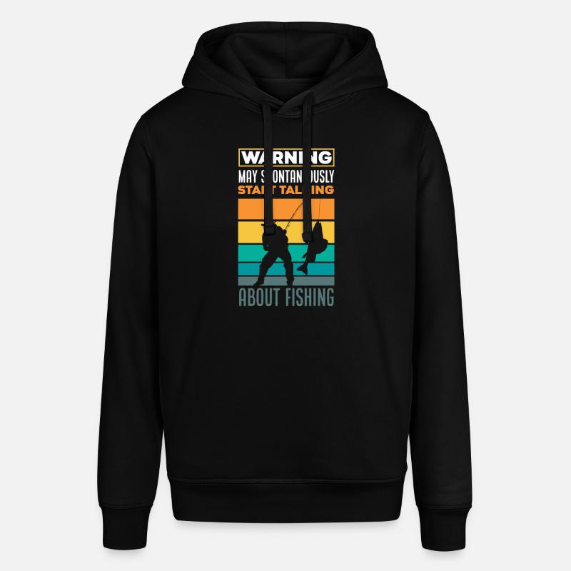 Cadeau amusant de pêcheur - Sweat à capuche SOUNDER Stanley/Stella Unisexe - noir