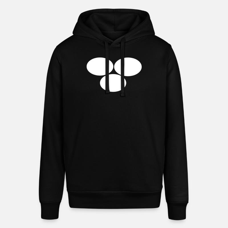 Trois points blancs - Sweat à capuche SOUNDER Stanley/Stella Unisexe - noir