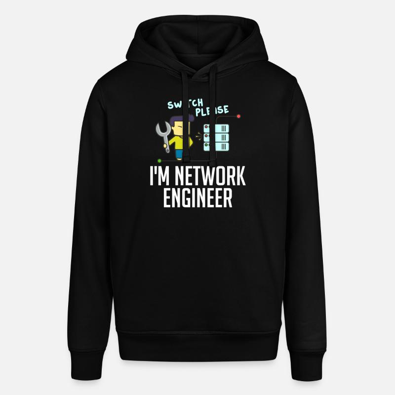 Netzwerkingenieur Network Engineer Computer - Stanley/Stella SOUNDER Unisex Hoodie - black