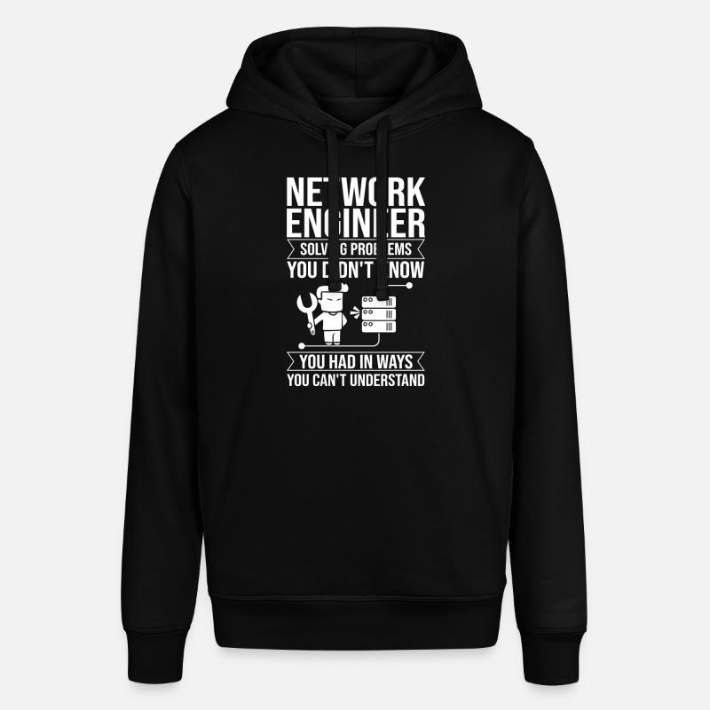 Netzwerkingenieur Network Engineer Computer - Stanley/Stella SOUNDER Unisex Hoodie - black