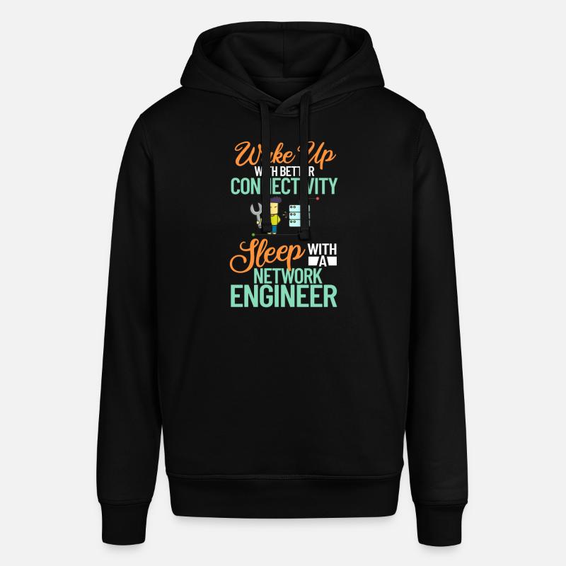 Netzwerkingenieur Network Engineer Computer - Stanley/Stella Unisex Hoodie SOUNDER - Schwarz