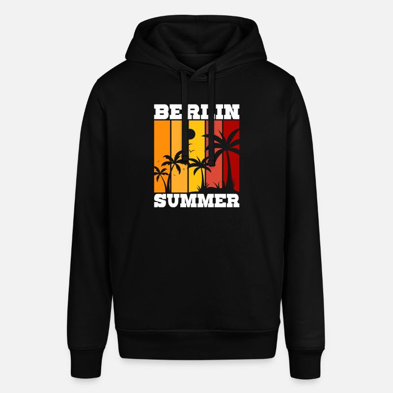 Berlin Été - Sweat à capuche SOUNDER Stanley/Stella Unisexe - noir