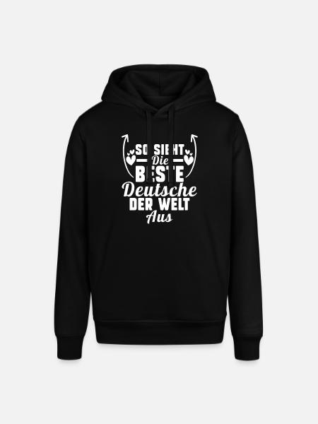 Deutschland Deutsche Deutsches - Stanley/Stella Unisex Hoodie SOUNDER - Schwarz