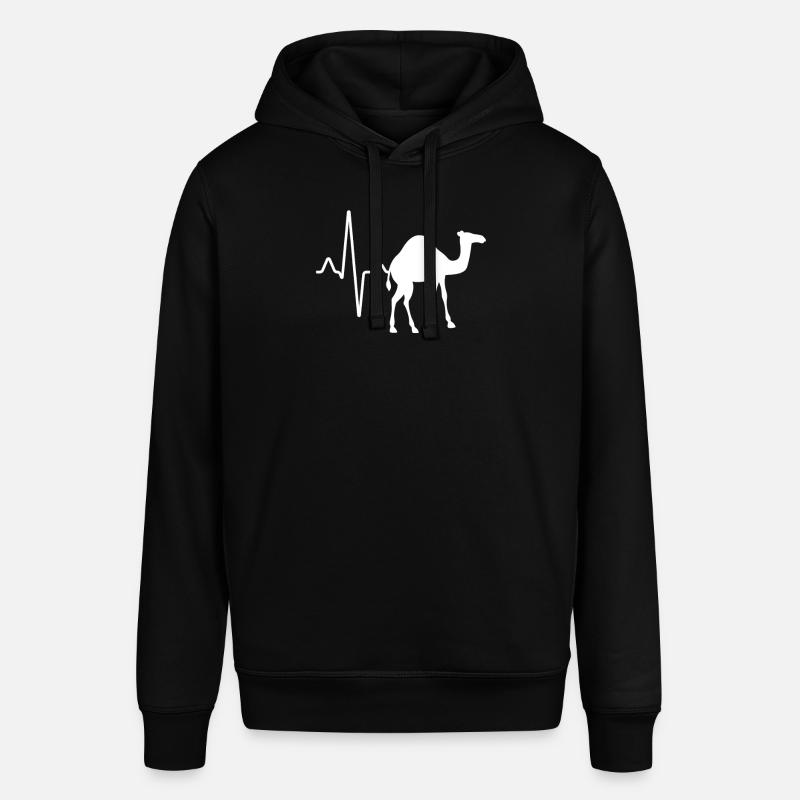 Dromadaire Camel Heartbeat - Sweat à capuche SOUNDER Stanley/Stella Unisexe - noir
