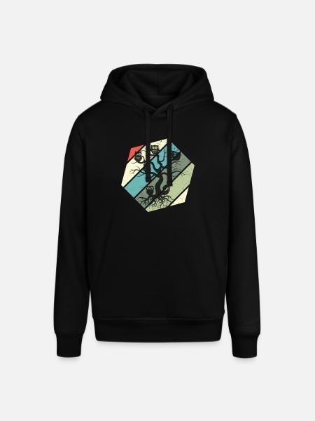 Eule Stammbaum Nachtaktiv Eulen - Stanley/Stella Unisex Hoodie SOUNDER - Schwarz