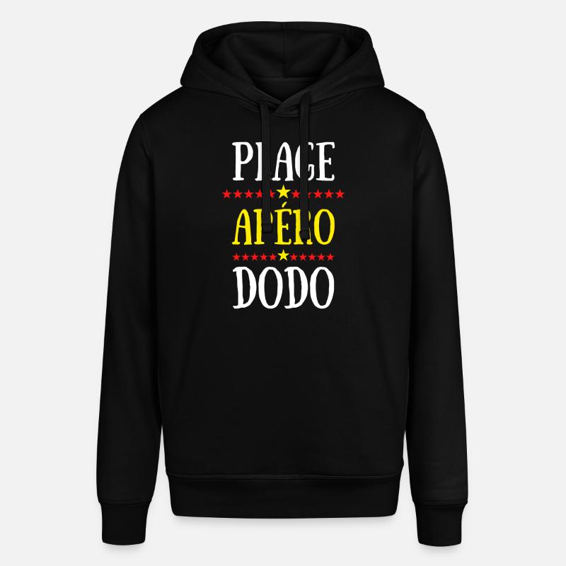 plage apéro dodo - Sweat à capuche SOUNDER Stanley/Stella Unisexe - noir