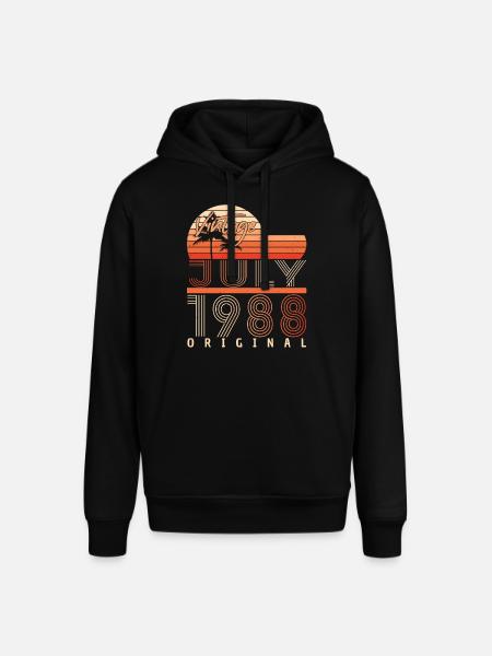 July 1988 Gift idea - Stanley/Stella SOUNDER Unisex Hoodie - black