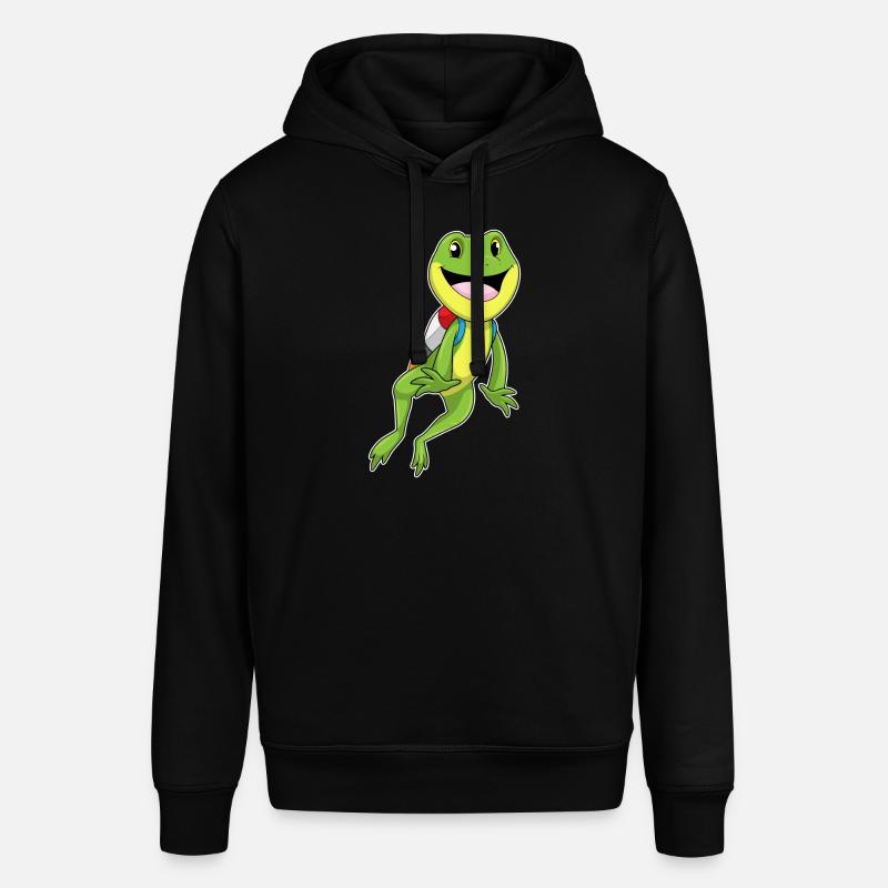 Grenouille avec jetpack - Sweat à capuche SOUNDER Stanley/Stella Unisexe - noir