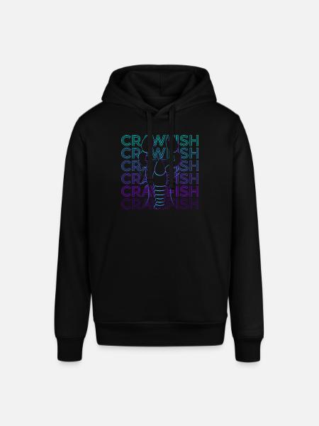 Crayfish Retro Gift - Stanley/Stella SOUNDER Unisex Hoodie - black