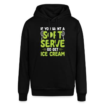 Funny If You Want A Soft Serve Go Get Ice Cream - Sweat à capuche SOUNDER Stanley/Stella Unisexe - noir - Devant - Alina (178cm) & Michal (187cm)