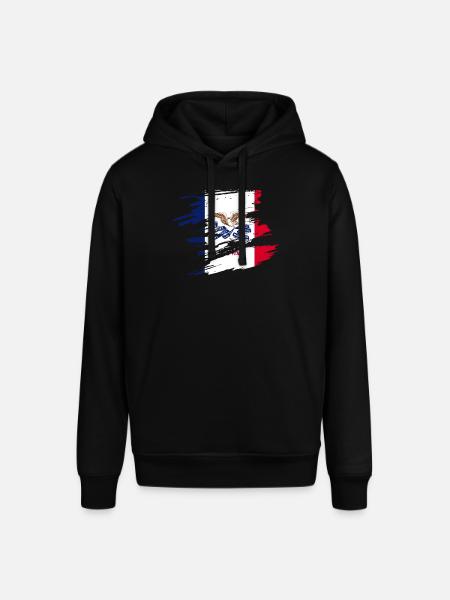Iowa hometown gift - Stanley/Stella SOUNDER Unisex Hoodie - black