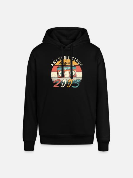 Geburtsjahr 2003 Im August - Stanley/Stella Unisex Hoodie SOUNDER - Schwarz