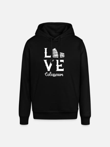 Colosseum Love Italien Rom Romersk romersk romersk - Stanley/Stella SOUNDER unisex hoodie - sort