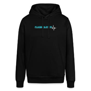 Flugbegleiter - Stanley/Stella Unisex Hoodie SOUNDER - Schwarz - Vorne - Alina (178cm) & Michal (187cm)