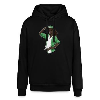 Nigerian Girl Unbreakable I Nigerian Heritage I - Stanley/Stella Unisex Hoodie SOUNDER - Schwarz - Vorne - Alina (178cm) & Michal (187cm)