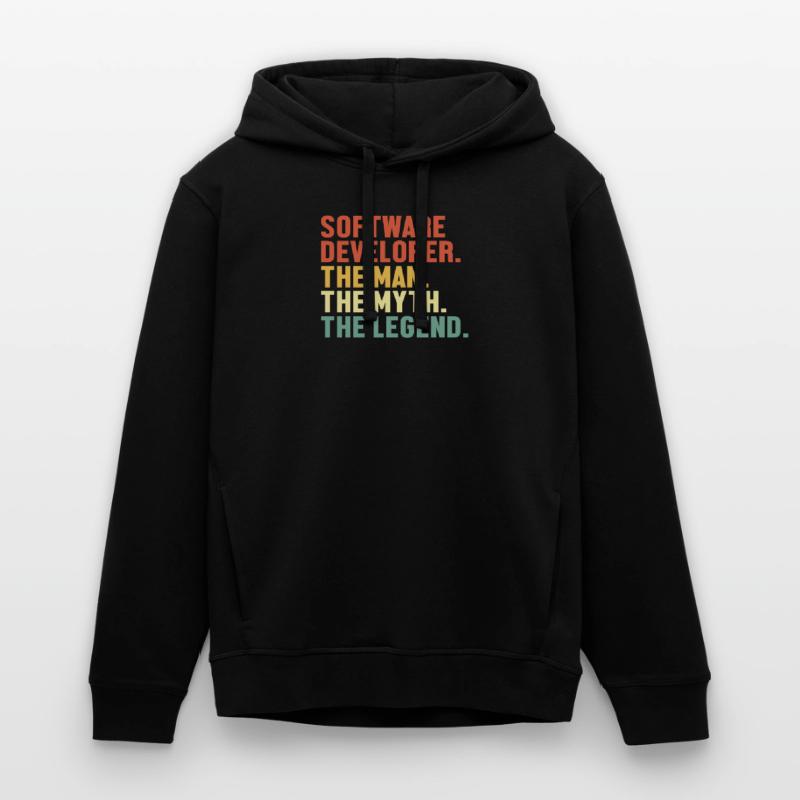 Software Developer Man Myth Legend Coder Software Stanley/Stella SOUNDER Unisex Hoodie