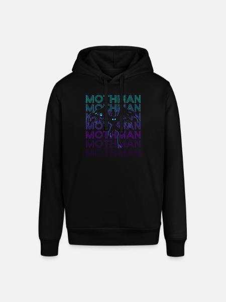 Mothman Crypto Cryptozoology Retro - Stanley/Stella SOUNDER Unisex Hoodie - black