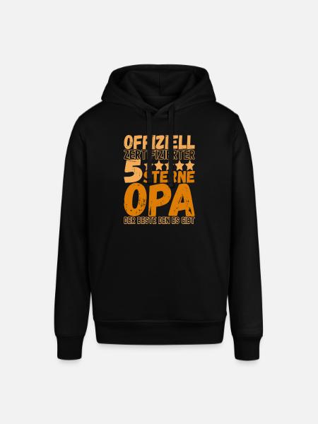 Opa Großvater - Stanley/Stella Unisex Hoodie SOUNDER - Schwarz