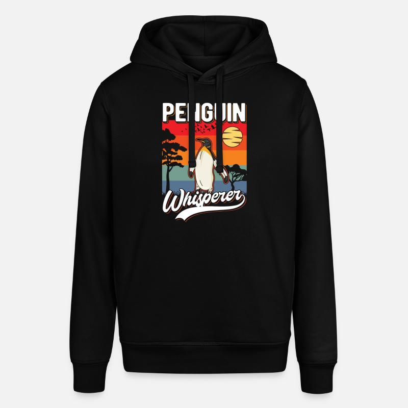 Pinguin Flüsterer Pingouin Chuchoteur - Sweat à capuche SOUNDER Stanley/Stella Unisexe - noir