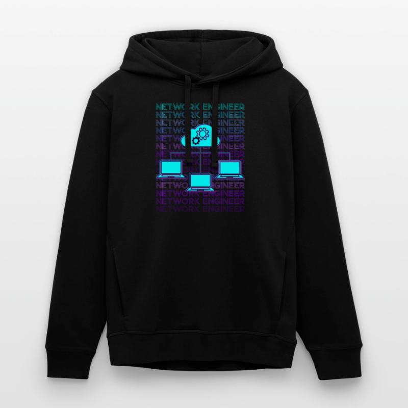 Network Engineer Network Technology Retro Stanley/Stella SOUNDER Unisex Hoodie