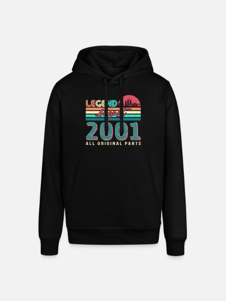 Salutations d’anniversaire août 2001 - Sweat à capuche SOUNDER Stanley/Stella Unisexe - noir