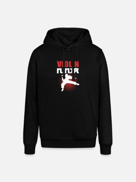 Violin Ninja Violinist - Stanley/Stella SOUNDER Unisex Hoodie - black