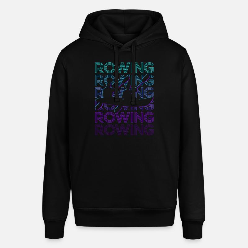 Aviron Rétro - Sweat à capuche SOUNDER Stanley/Stella Unisexe - noir