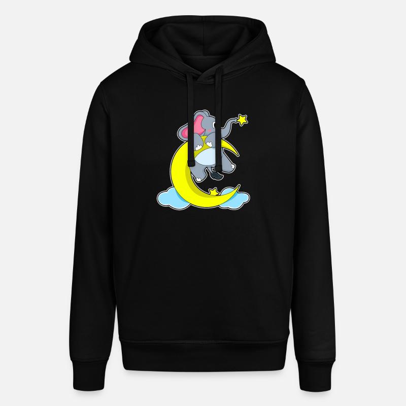 Éléphant sur les nuages - Sweat à capuche SOUNDER Stanley/Stella Unisexe - noir