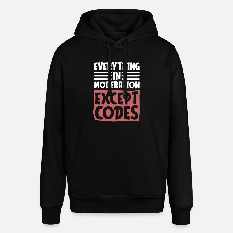Programmer Coder Software Developer - Stanley/Stella SOUNDER Unisex Hoodie - black