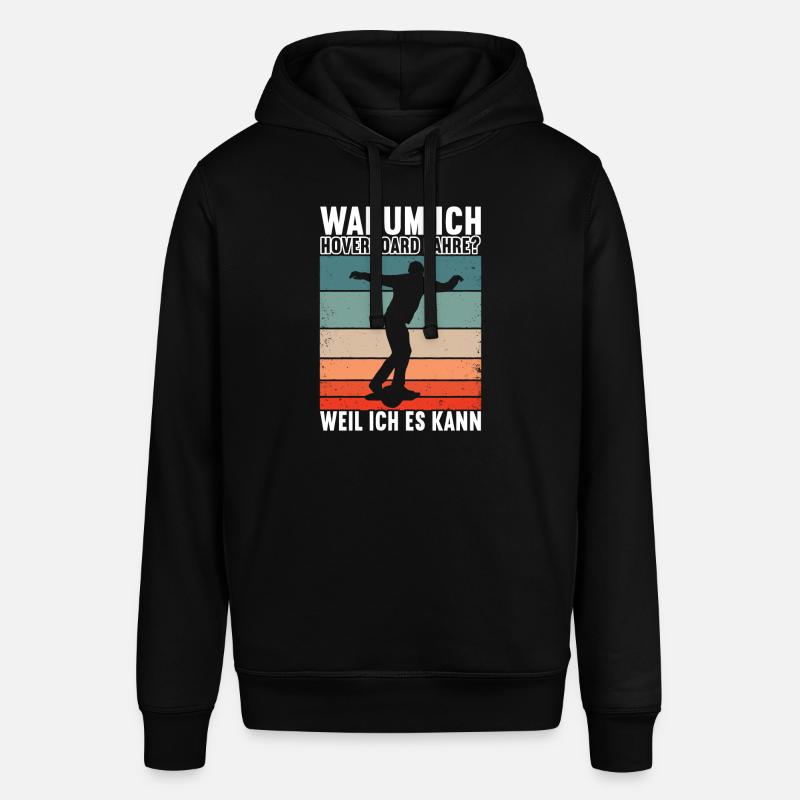 Hoverboard Skating - Stanley/Stella Unisex Hoodie SOUNDER - Schwarz