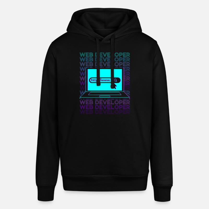 Web Developer Web Development Retro - Stanley/Stella SOUNDER Unisex Hoodie - black