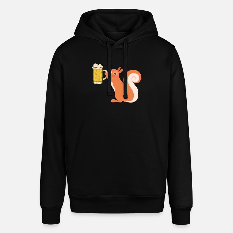 Écureuil, drôle d’écureuil, écureuil - Sweat à capuche SOUNDER Stanley/Stella Unisexe - noir