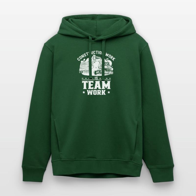 Construction work is teamwork Construction site Teamwork Construction Stanley/Stella SOUNDER Unisex Hoodie