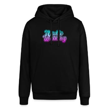 Nordic Walking - Stanley/Stella Unisex Hoodie SOUNDER - Schwarz - Vorne - Alina (178cm) & Michal (187cm)