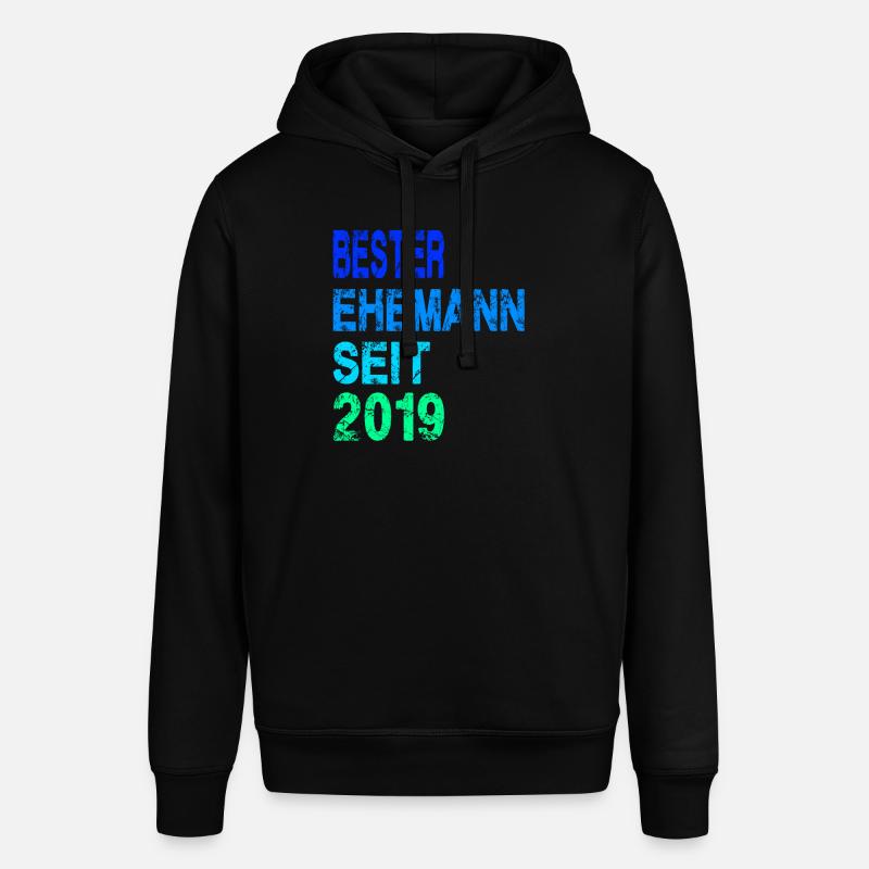 Bester Ehemann seit 2019 - Stanley/Stella Unisex Hoodie SOUNDER - Schwarz