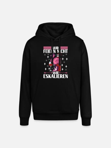Saufen Party Alkohol Wein - Stanley/Stella Unisex Hoodie SOUNDER - Schwarz