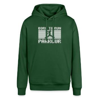 Parkour - Stanley/Stella Unisex Hoodie SOUNDER - Flaschengrün - Vorne - Alina (178cm) & Michal (187cm)