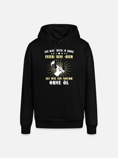 Dachdecker Sprüche Dachdecken - Stanley/Stella Unisex Hoodie SOUNDER - Schwarz